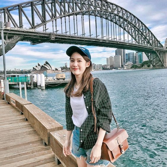 棒球帽穿搭　夏天